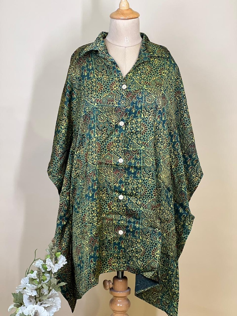 Ajrakh Modal Shirt Kaftans 5015