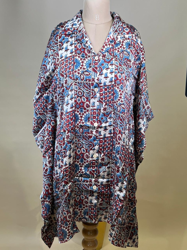Ajrakh Modal Shirt Kaftans 5015