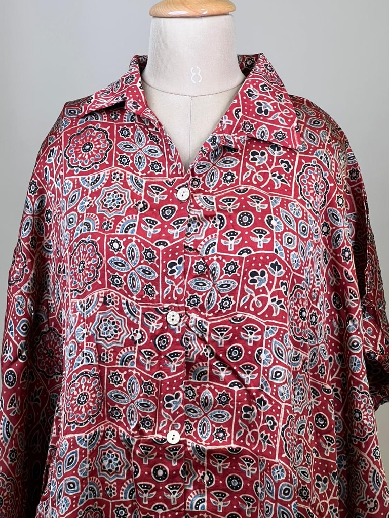 Ajrakh Modal Shirt Kaftans 5015