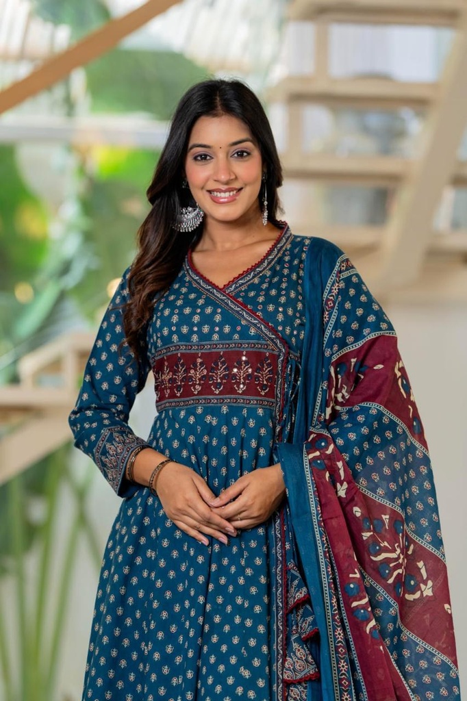 Cotton Kurti Sets 5043