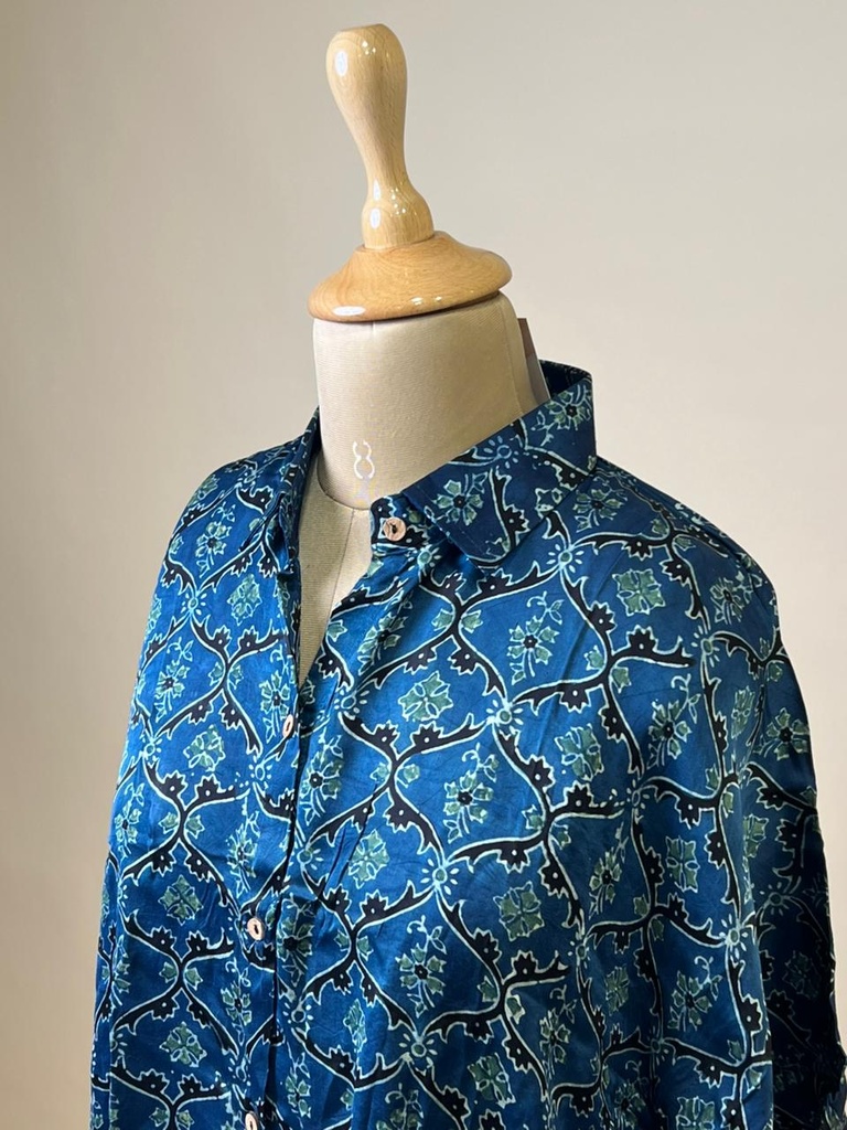 Ajrakh Modal Shirt Kaftans 5015