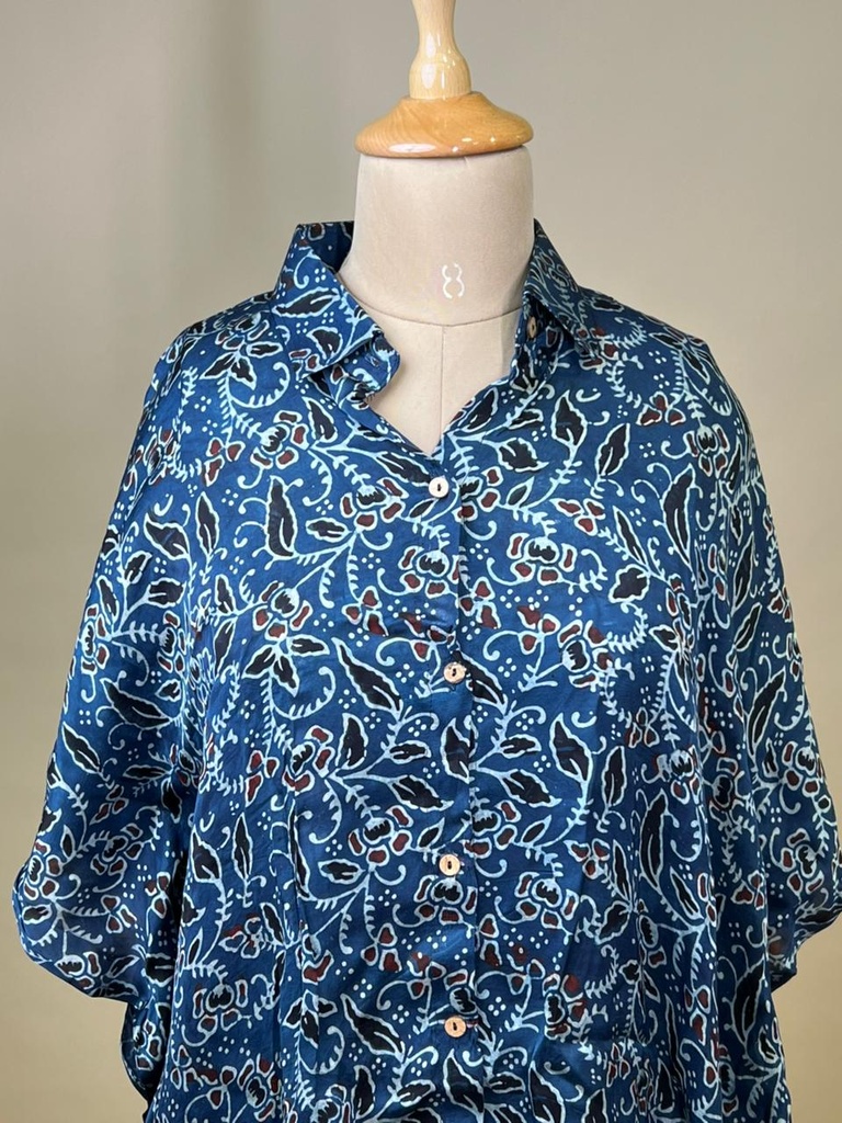Ajrakh Modal Shirt Kaftans 5015