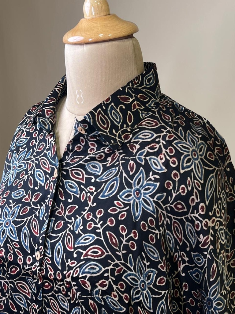 Ajrakh Modal Shirt Kaftans 5015