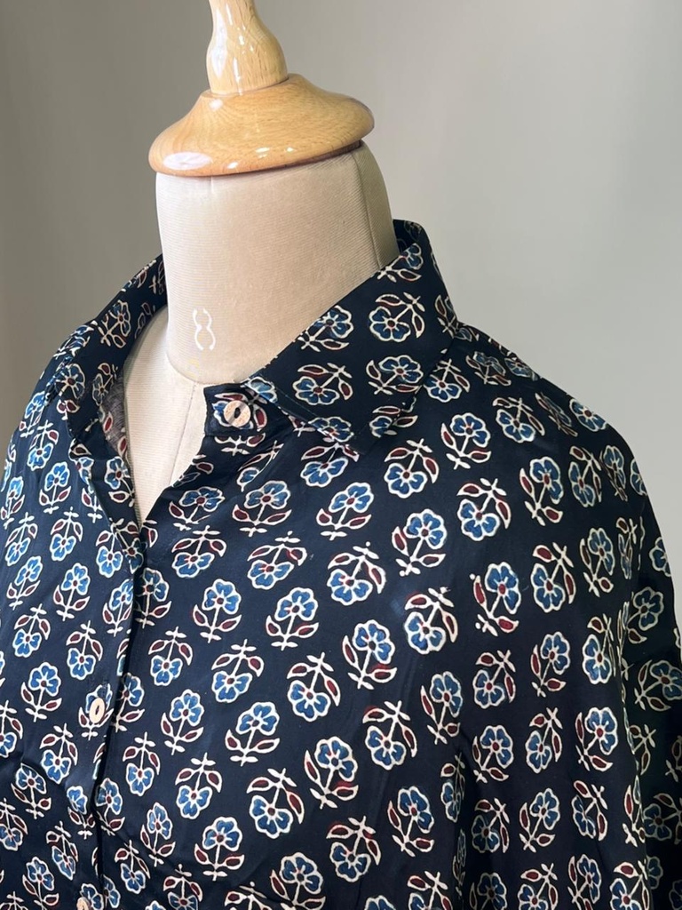 Ajrakh Modal Shirt Kaftans 5015