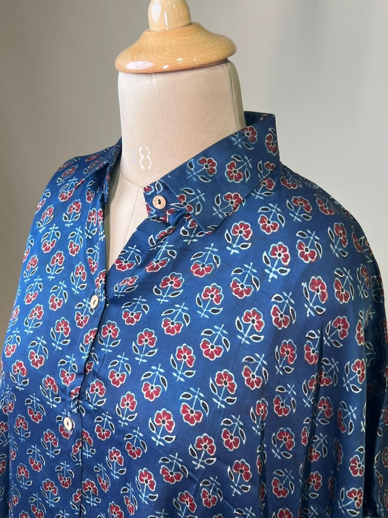 Ajrakh Modal Shirt Kaftans 5015