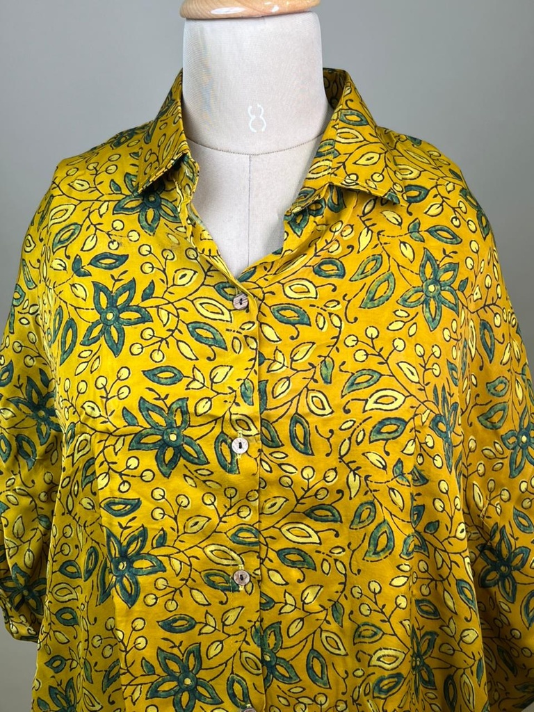 Ajrakh Modal Shirt Kaftans 5015