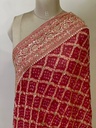Khaddi Georgette Bandhani Dupatta 4781 Red