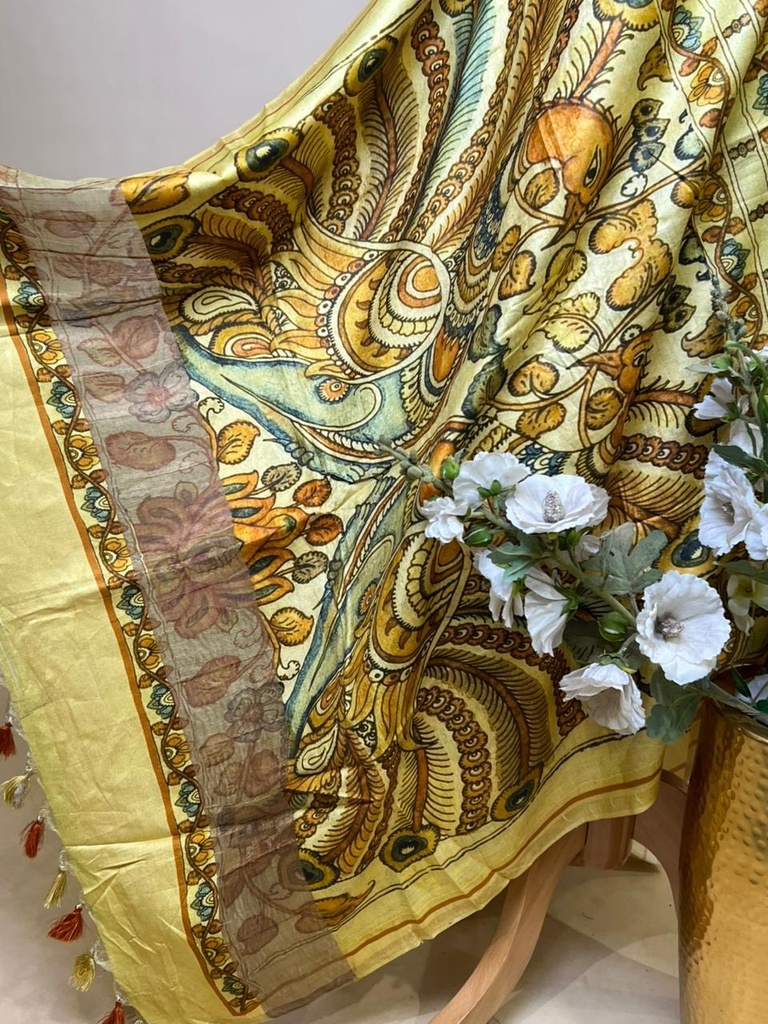 Digital Printed Tusser Dupatta  4781 