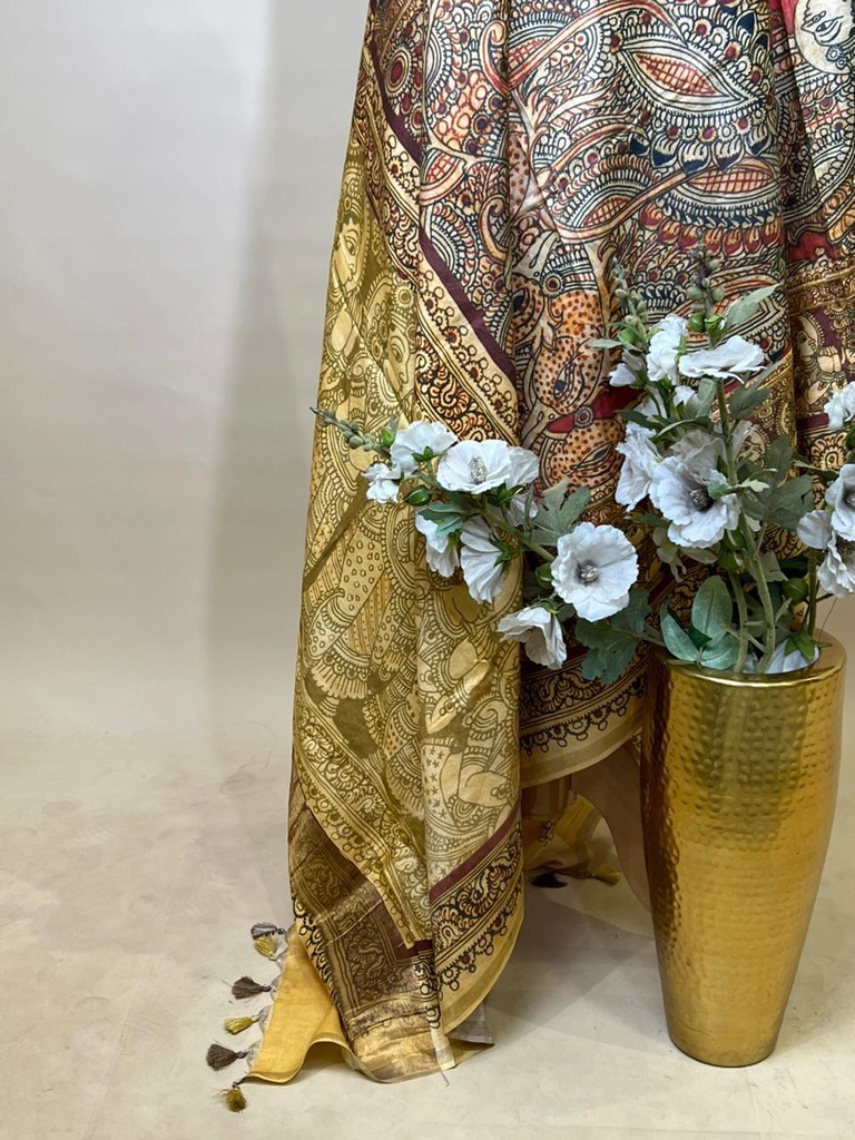 Digital Printed Tusser Dupatta  4781