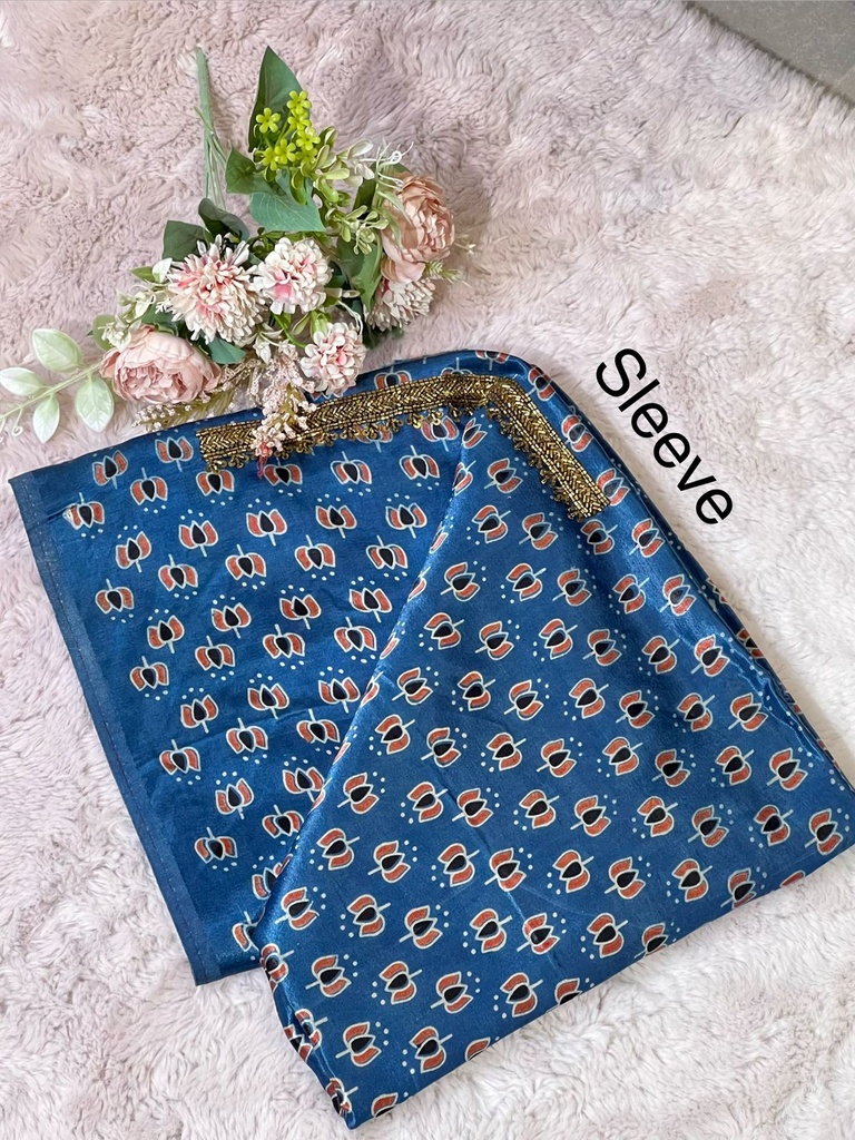 Ajrakh Mashru Fabric 5013