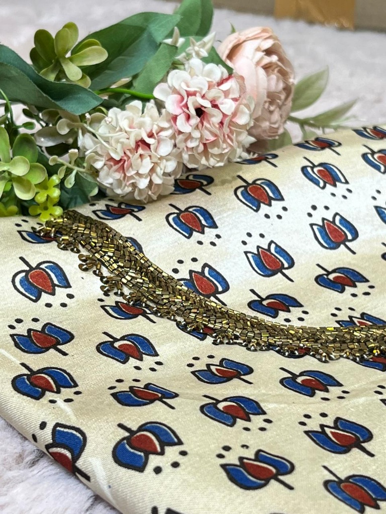 Ajrakh Mashru Fabric 5013