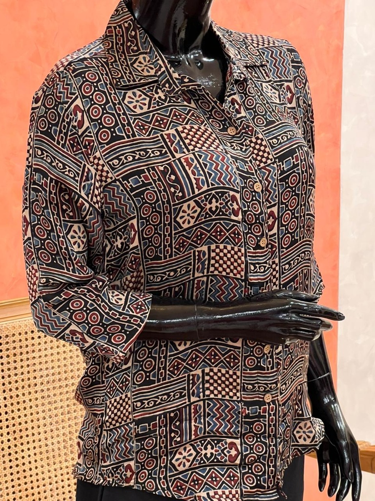 Ajrakh Modal Shirts 5015