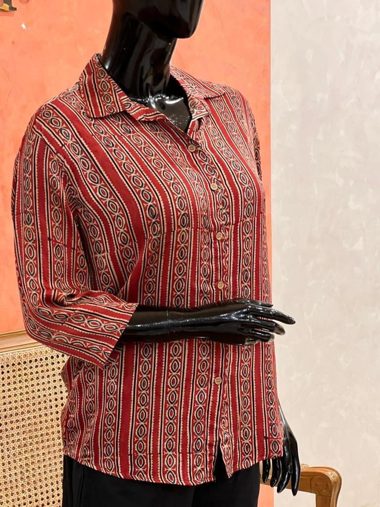 Ajrakh Modal Shirts 5015