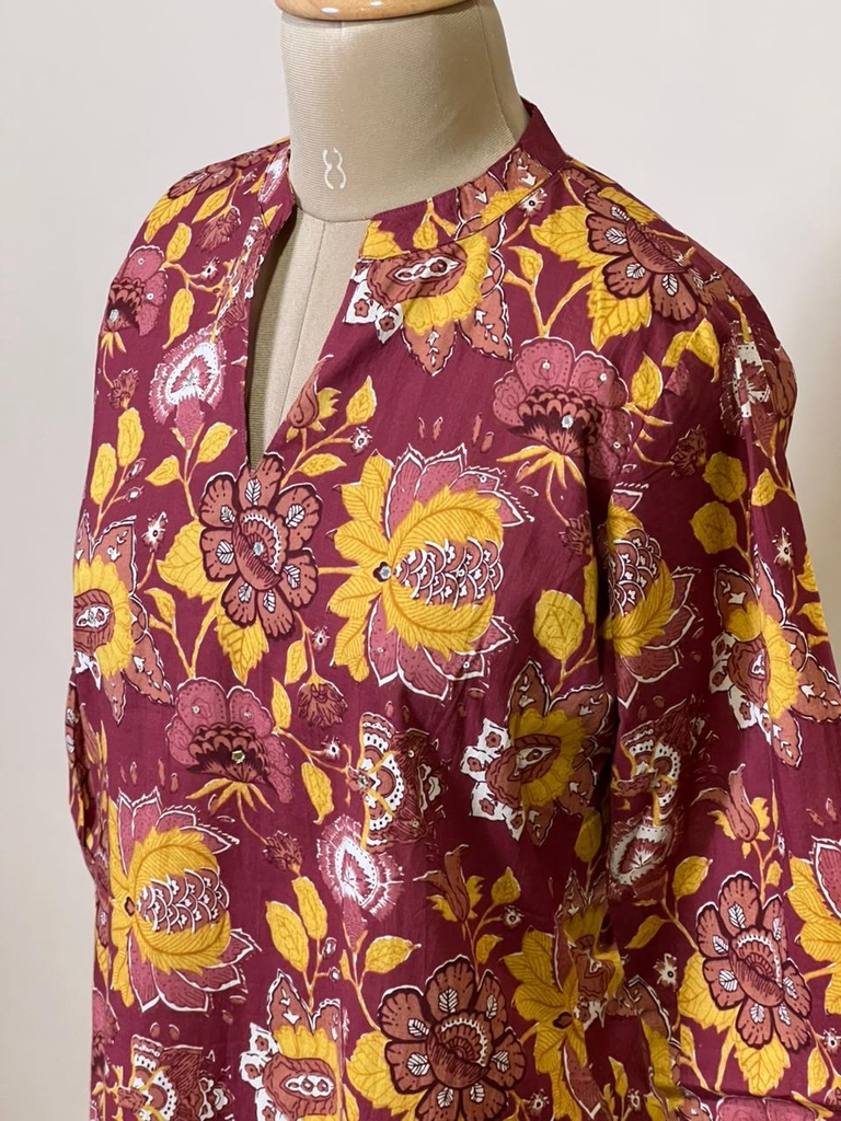 Short Cotton Kurtis 5056