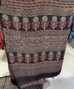 Ajrakh Modal Silk Saree 4243