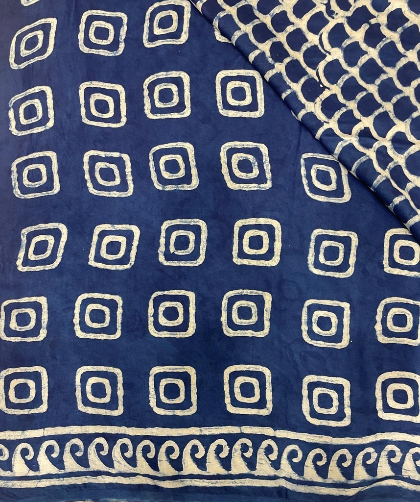 Indigo Modal Silk Saree 
