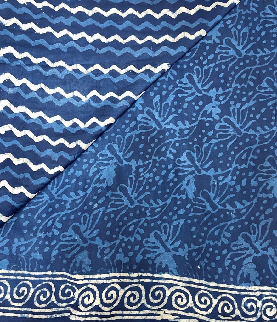 Indigo Modal Silk Saree 5034
