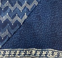  Indigo Modal Silk Saree 5034