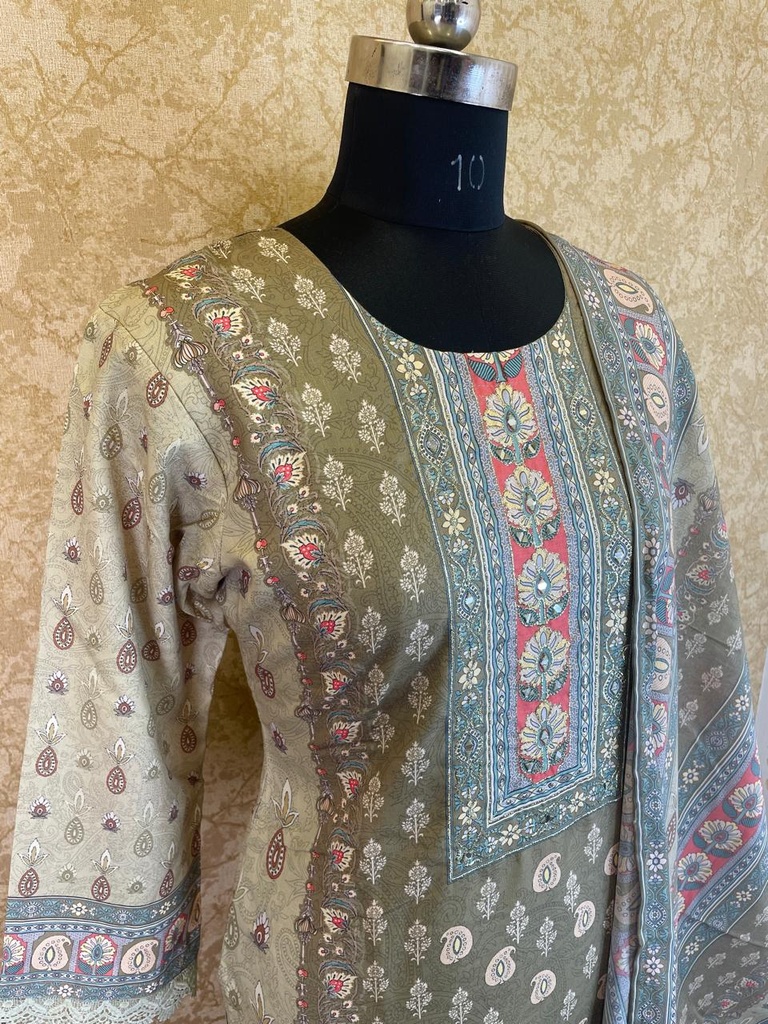 Muslin Kurti Set 5016 