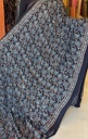 Ajrakh Silk Mirror Sarees 5036 BLACK 2