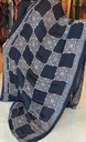 Ajrakh Silk Mirror Sarees 5036 BLACK Z