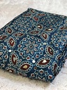 Ajrakh Silk Mirror Sarees 5036 BLUE Z