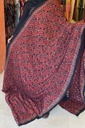 Ajrakh Silk Mirror Sarees 5036 RED Z1