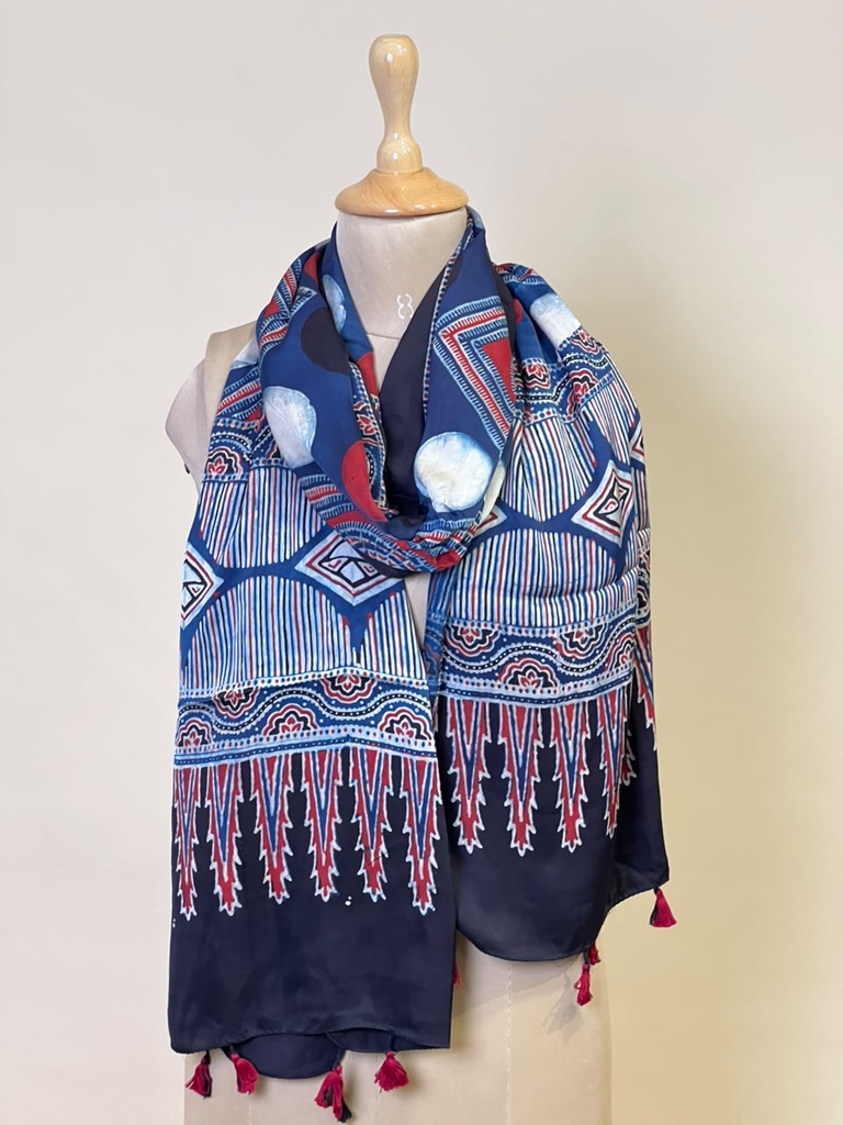 Ajrakh Modal Stoles 5071