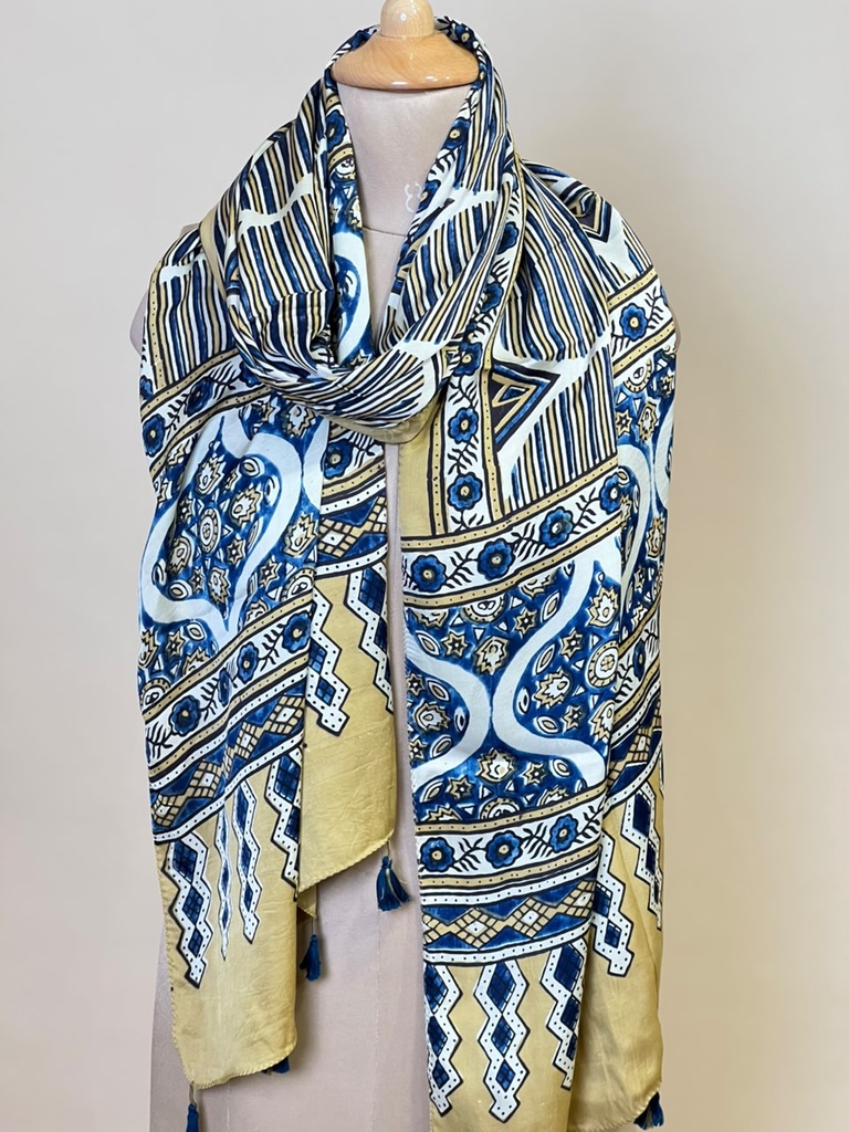 Ajrakh Modal Stoles 5071