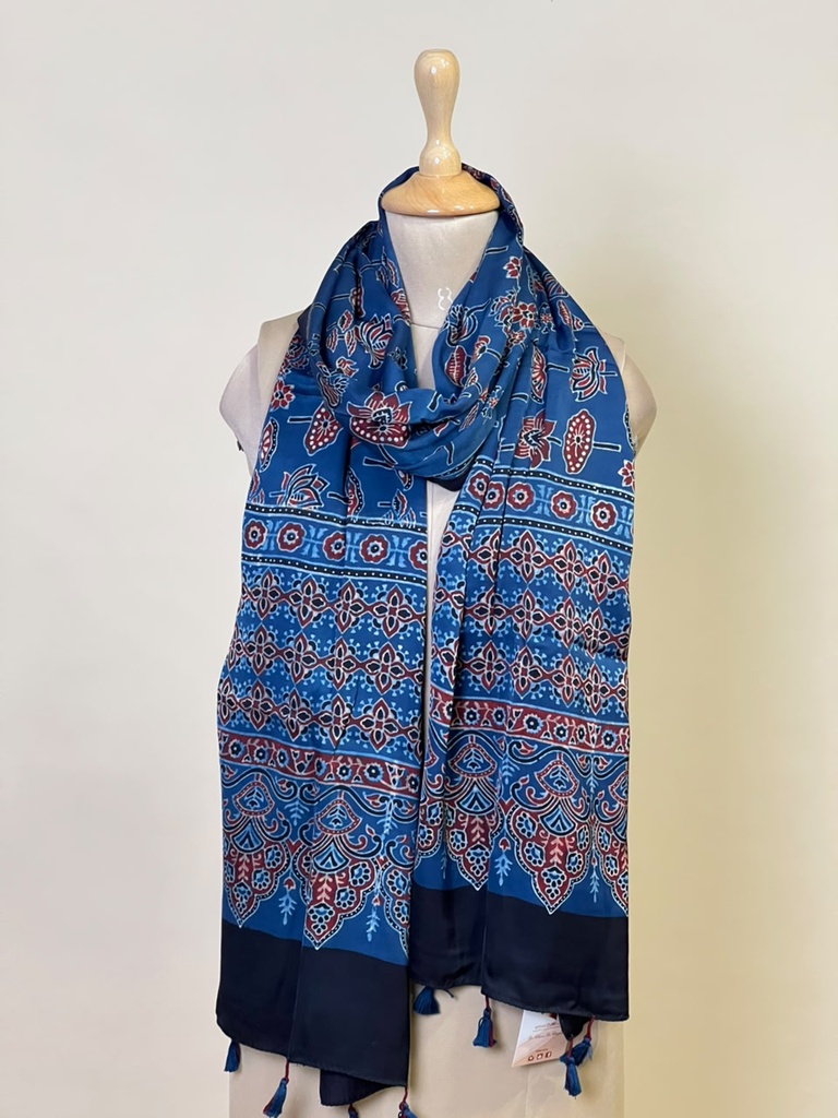 Ajrakh Modal Stoles 5071
