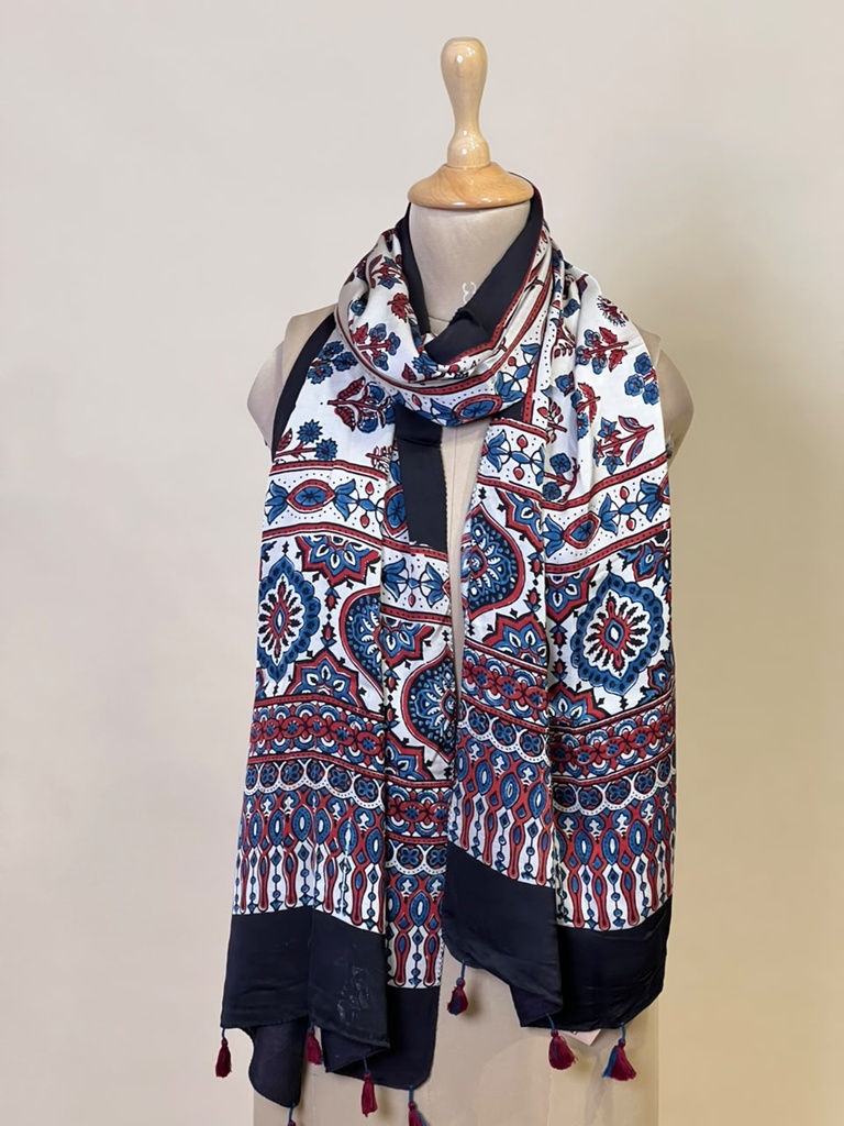 Ajrakh Modal Stoles 5071