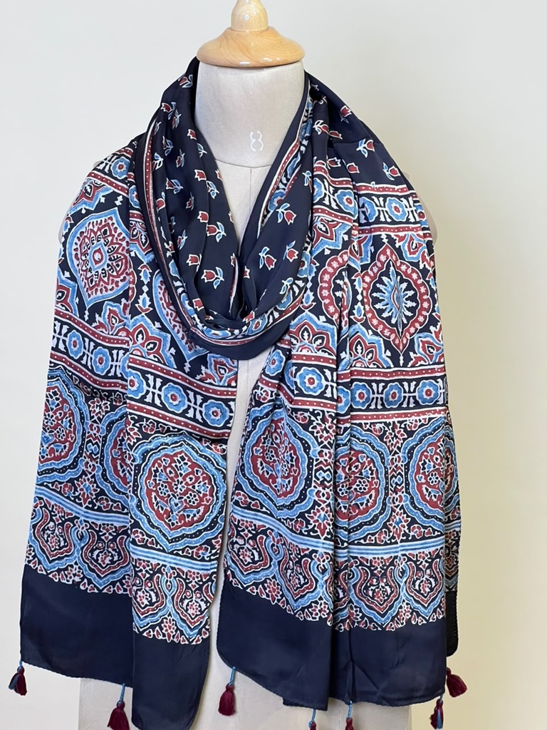 Ajrakh Modal Stoles 5071