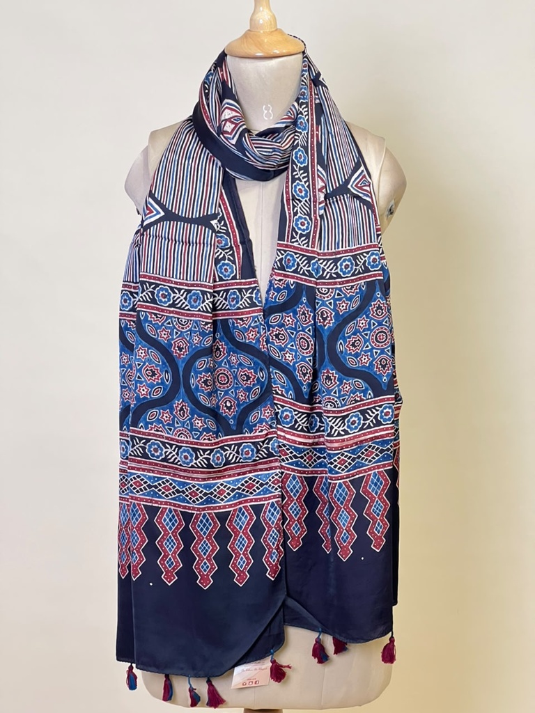 Ajrakh Modal Stoles 5071