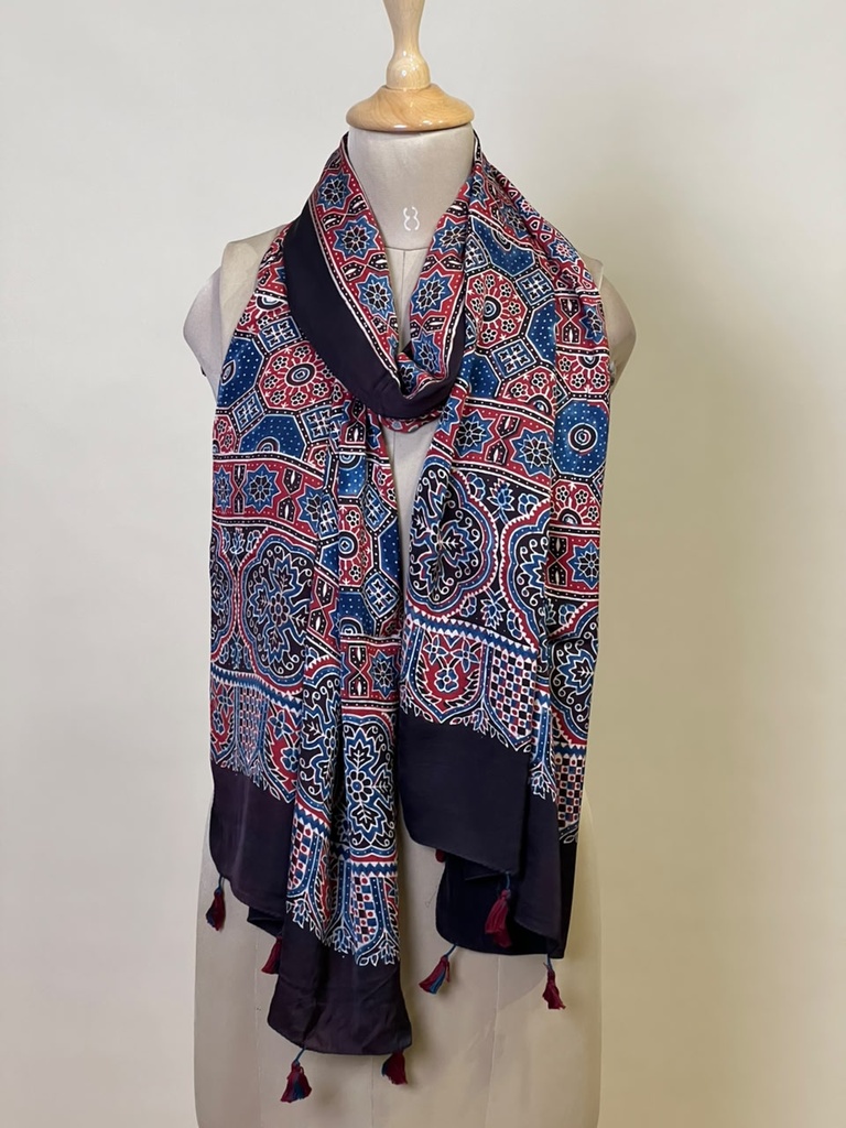 Ajrakh Modal Stoles 5071