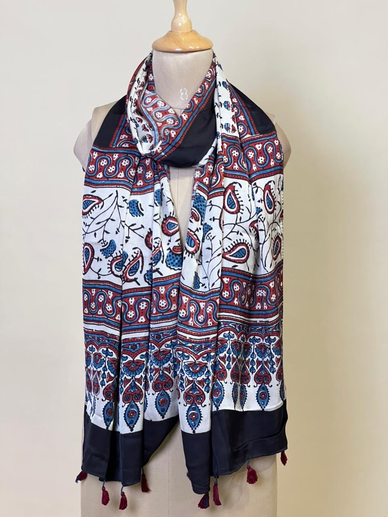 Ajrakh Modal Stoles 5071