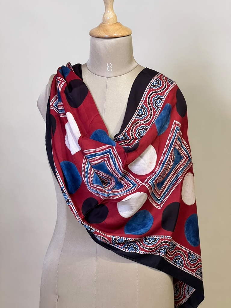 Ajrakh Modal Stoles 5071