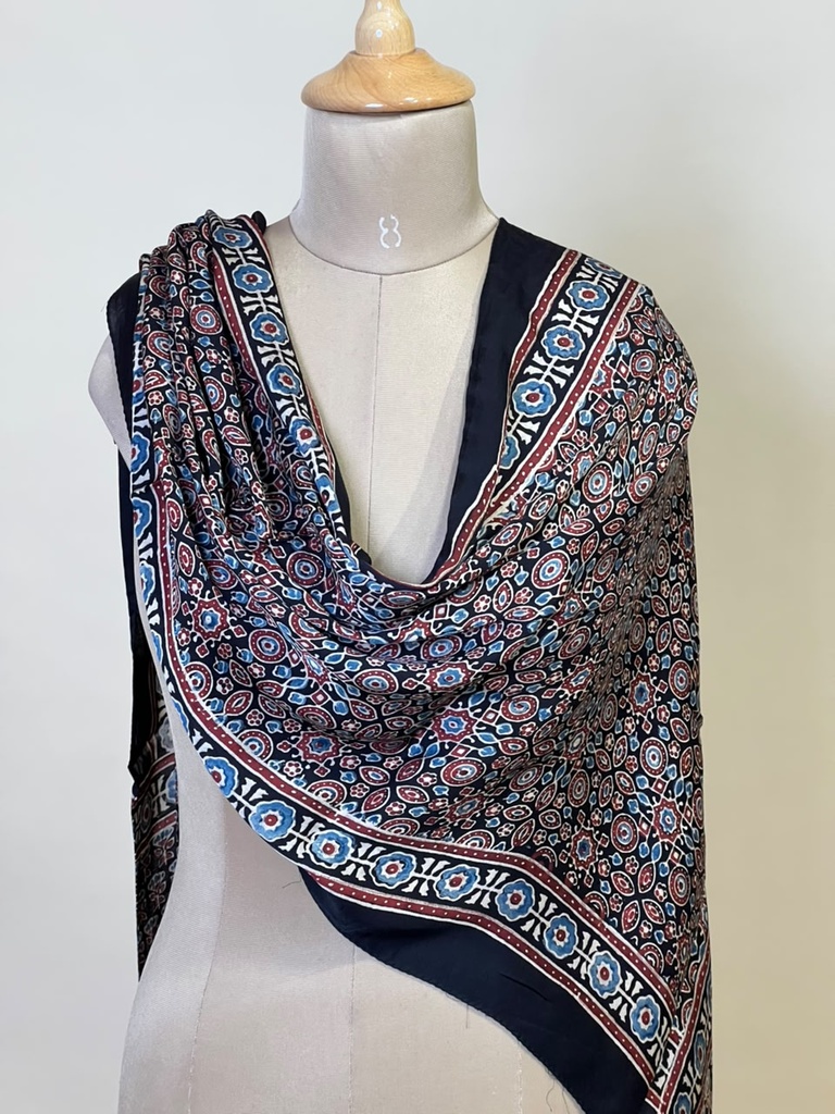 Ajrakh Modal Stoles 5071