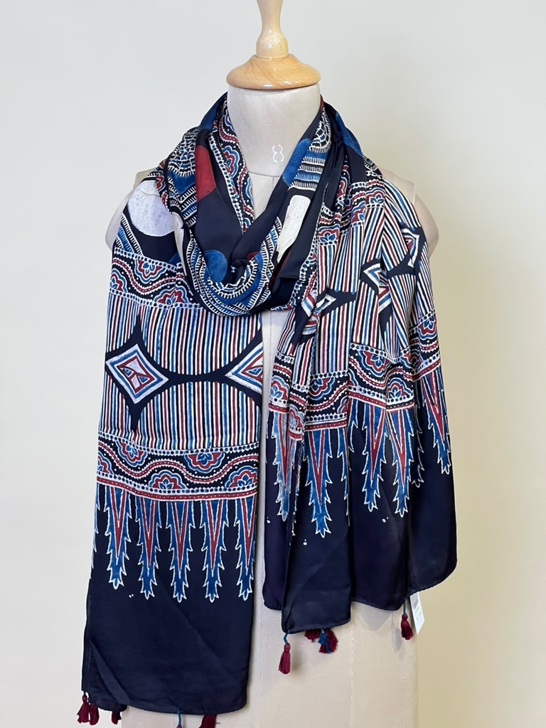 Ajrakh Modal Stoles 5071
