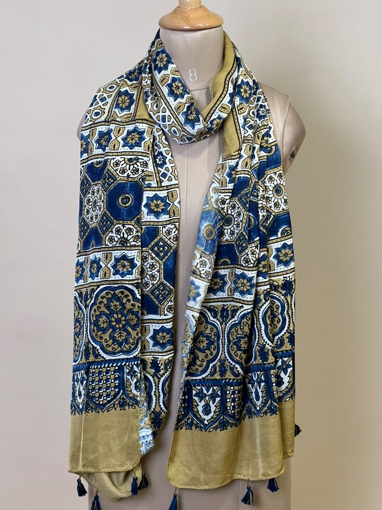 Ajrakh Modal Stoles 5071