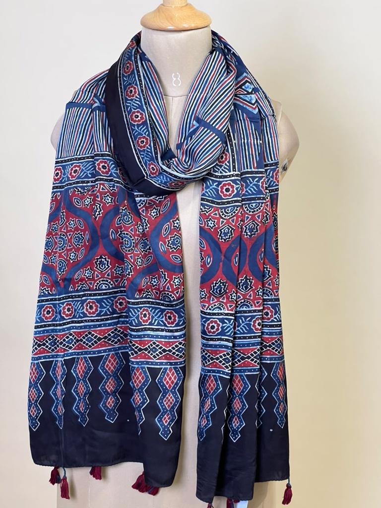Ajrakh Modal Stoles 5071