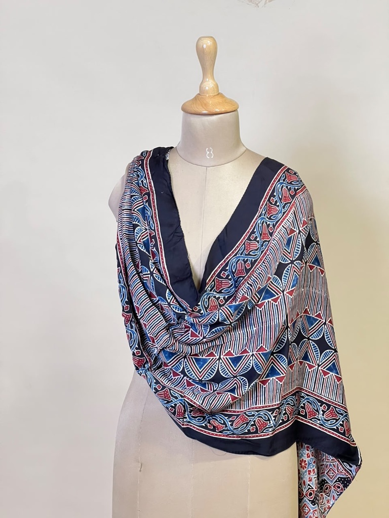 Ajrakh Modal Stoles 5071