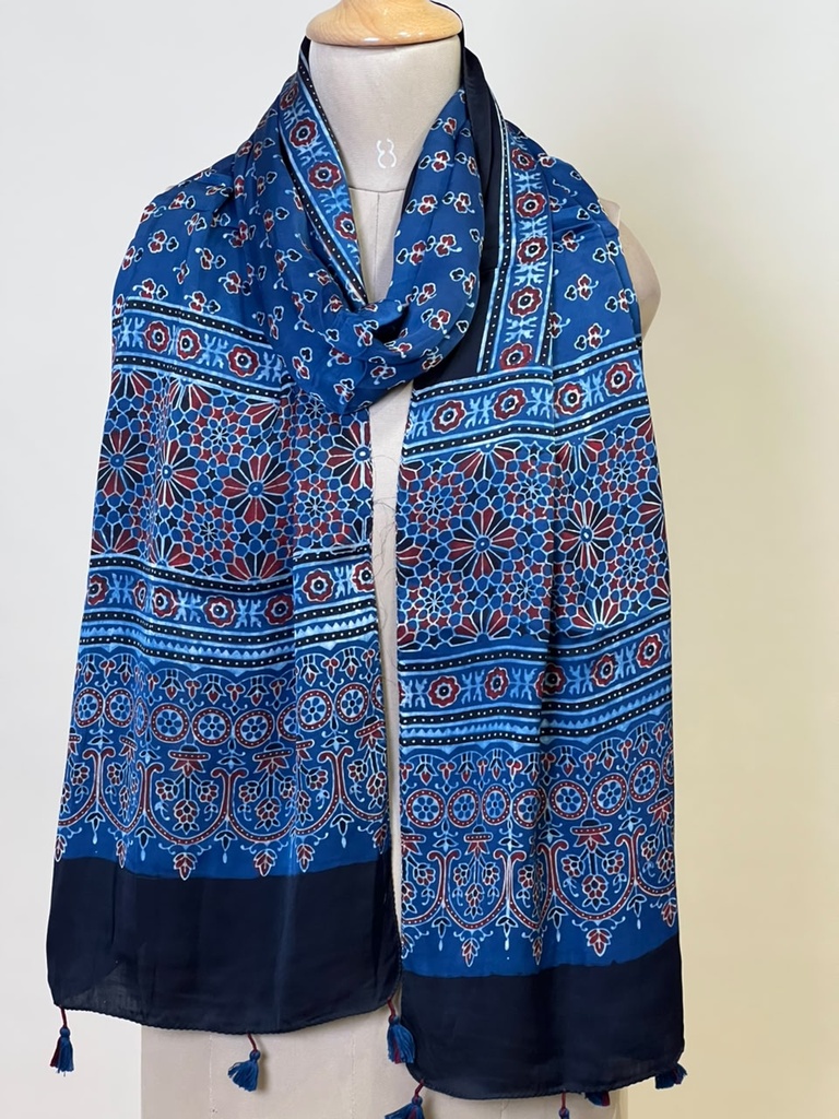 Ajrakh Modal Stoles 5071