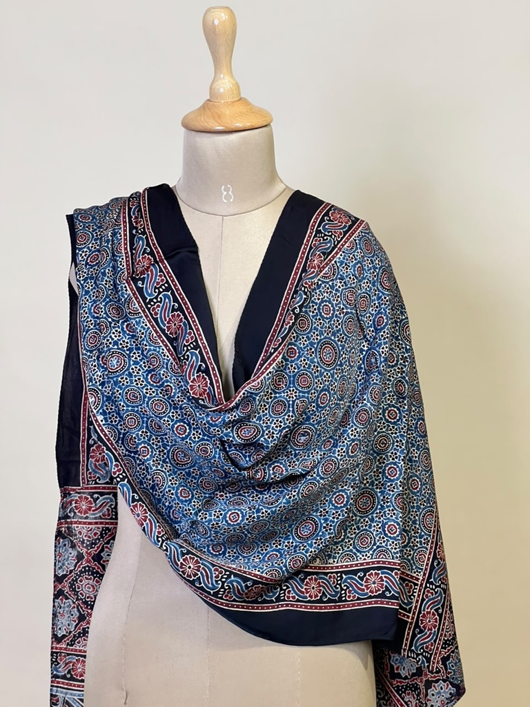 Ajrakh Modal Stoles 5071
