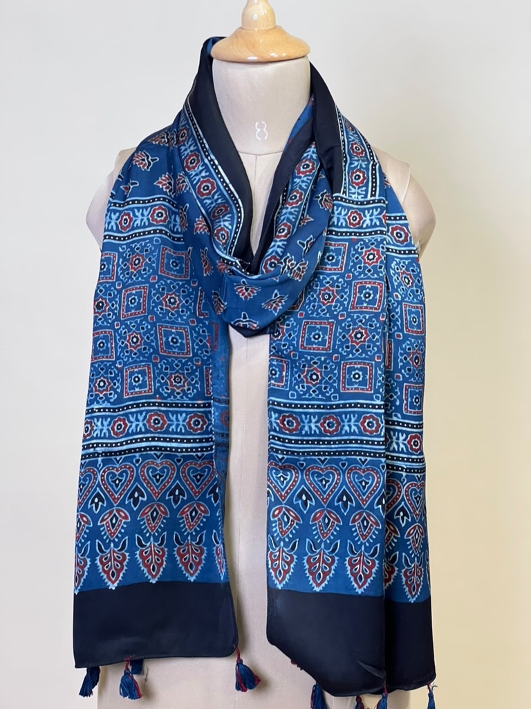 Ajrakh Modal Stoles 5071