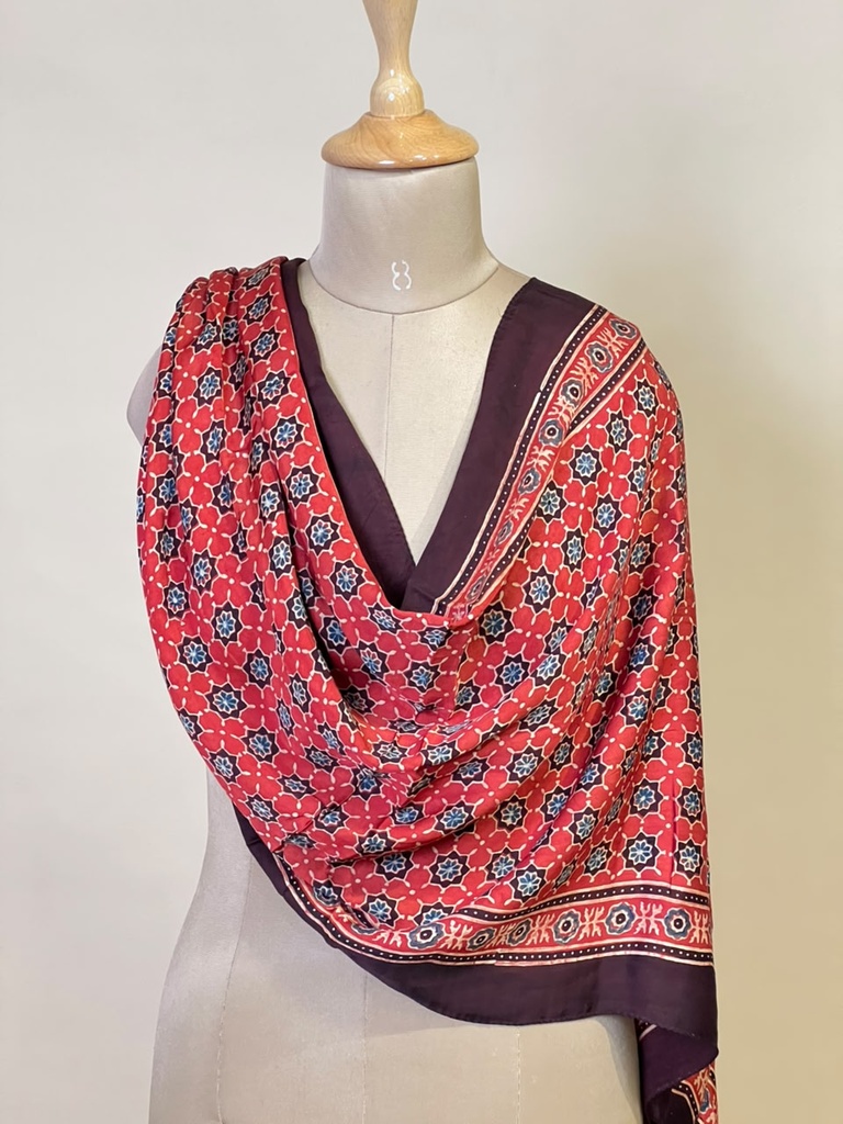Ajrakh Modal Stoles 5071