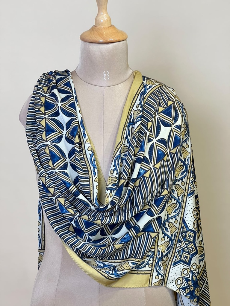Ajrakh Modal Stoles 5071
