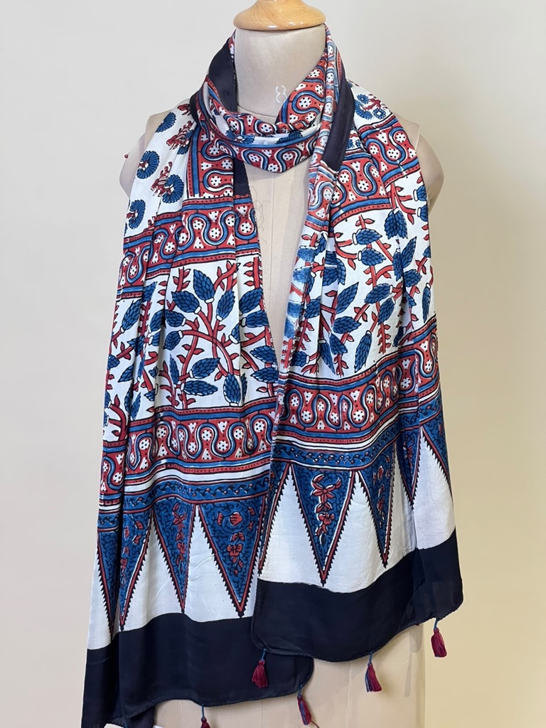 Ajrakh Modal Stoles 5071