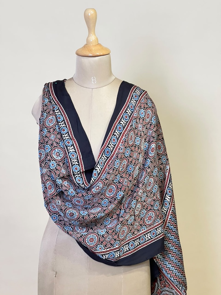 Ajrakh Modal Stoles 5071