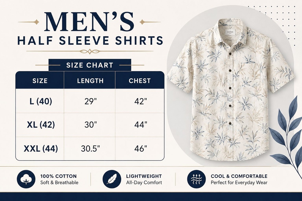Cotton Mens Shirts 5049 RED