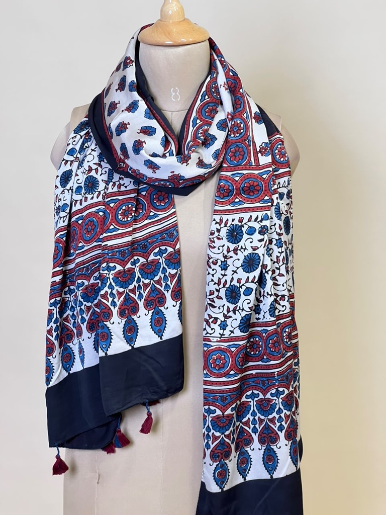 Ajrakh Modal Stoles 5071